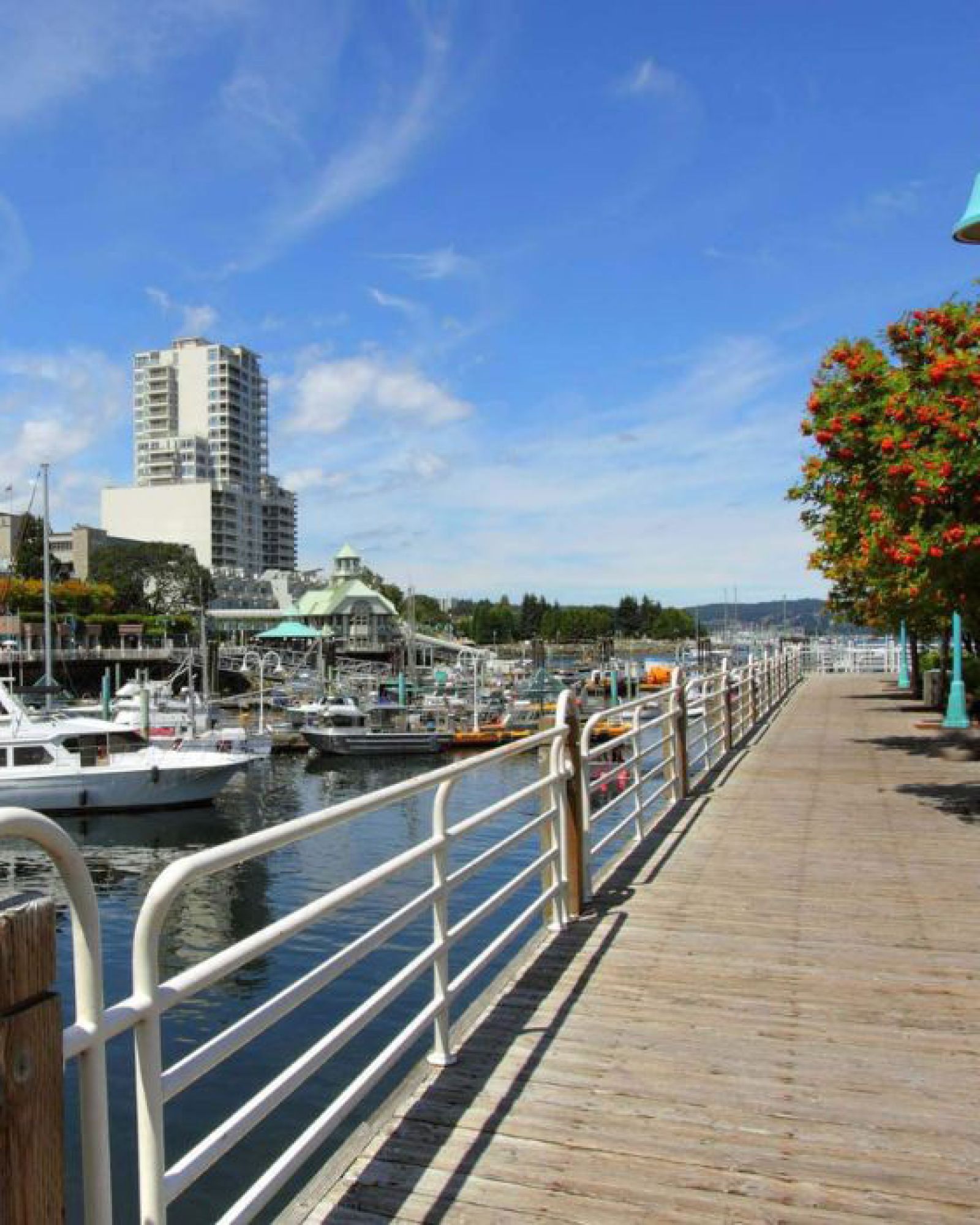 Downtown Nanaimo harbour, view from the boardwalk